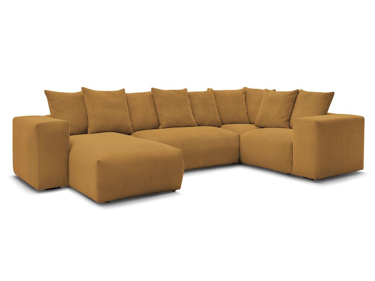 VOLTAIRE modulaire vaste panoramische bank 1 chaise longue, 1 2-zits fauteuil, 1 hoek, 1 1-zits fauteuil