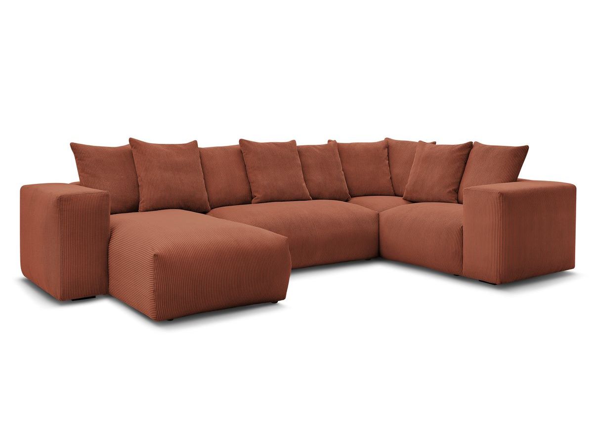 VOLTAIRE modulaire vaste panoramische bank 1 chaise longue, 1 2-zits fauteuil, 1 hoek, 1 1-zits fauteuil