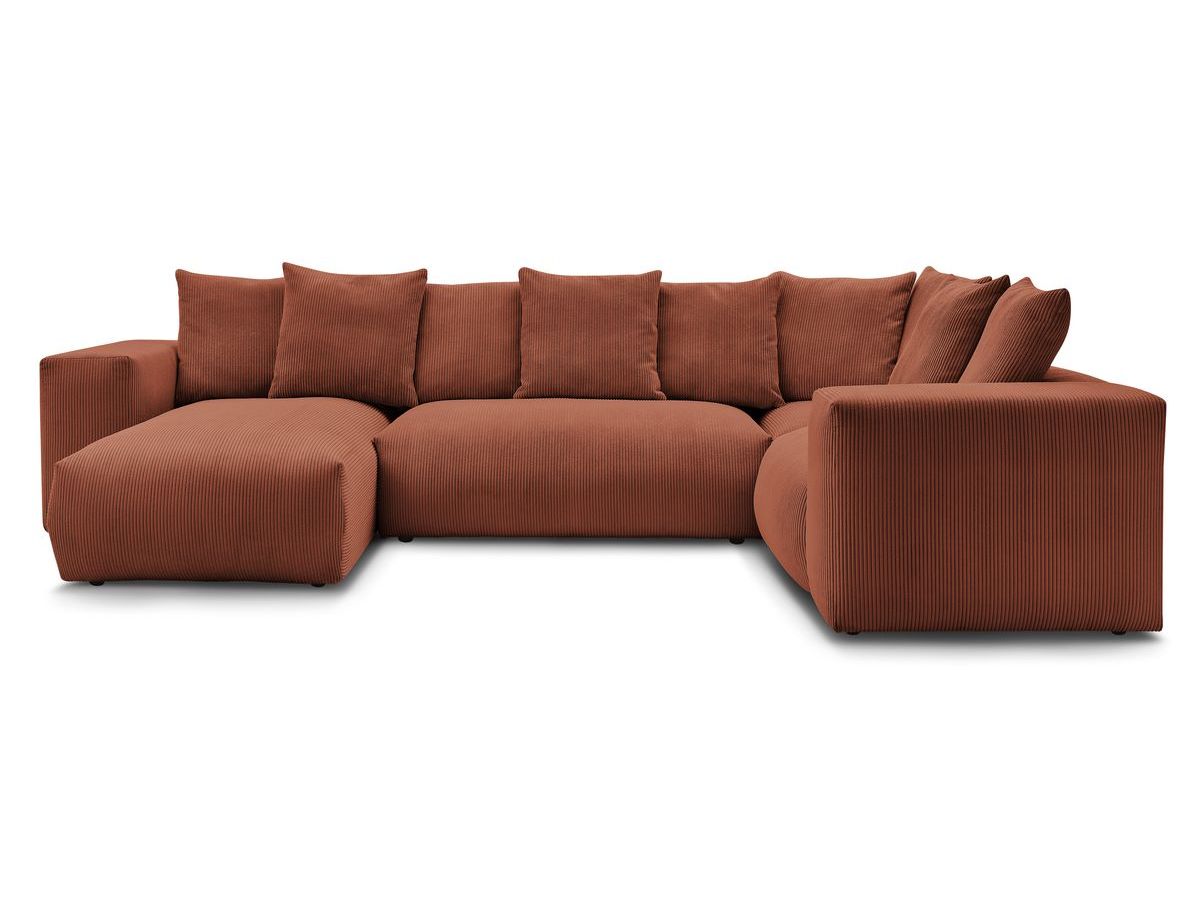 VOLTAIRE modulaire vaste panoramische bank 1 chaise longue, 1 2-zits fauteuil, 1 hoek, 1 1-zits fauteuil