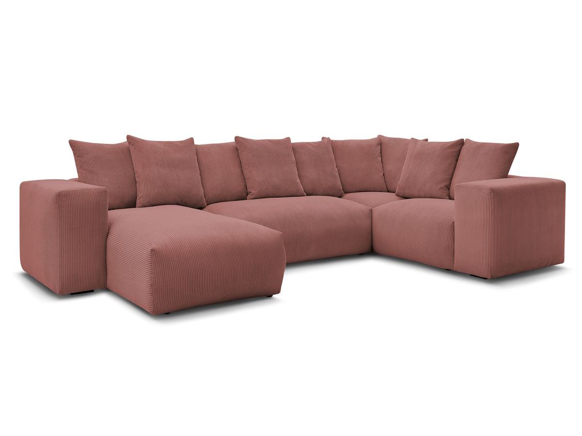 VOLTAIRE modulaire vaste panoramische bank 1 chaise longue, 1 2-zits fauteuil, 1 hoek, 1 1-zits fauteuil