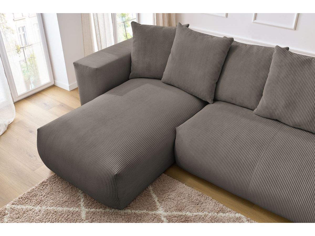 VOLTAIRE modulaire vaste panoramische bank 1 chaise longue, 1 2-zits fauteuil, 1 hoek, 1 1-zits fauteuil
