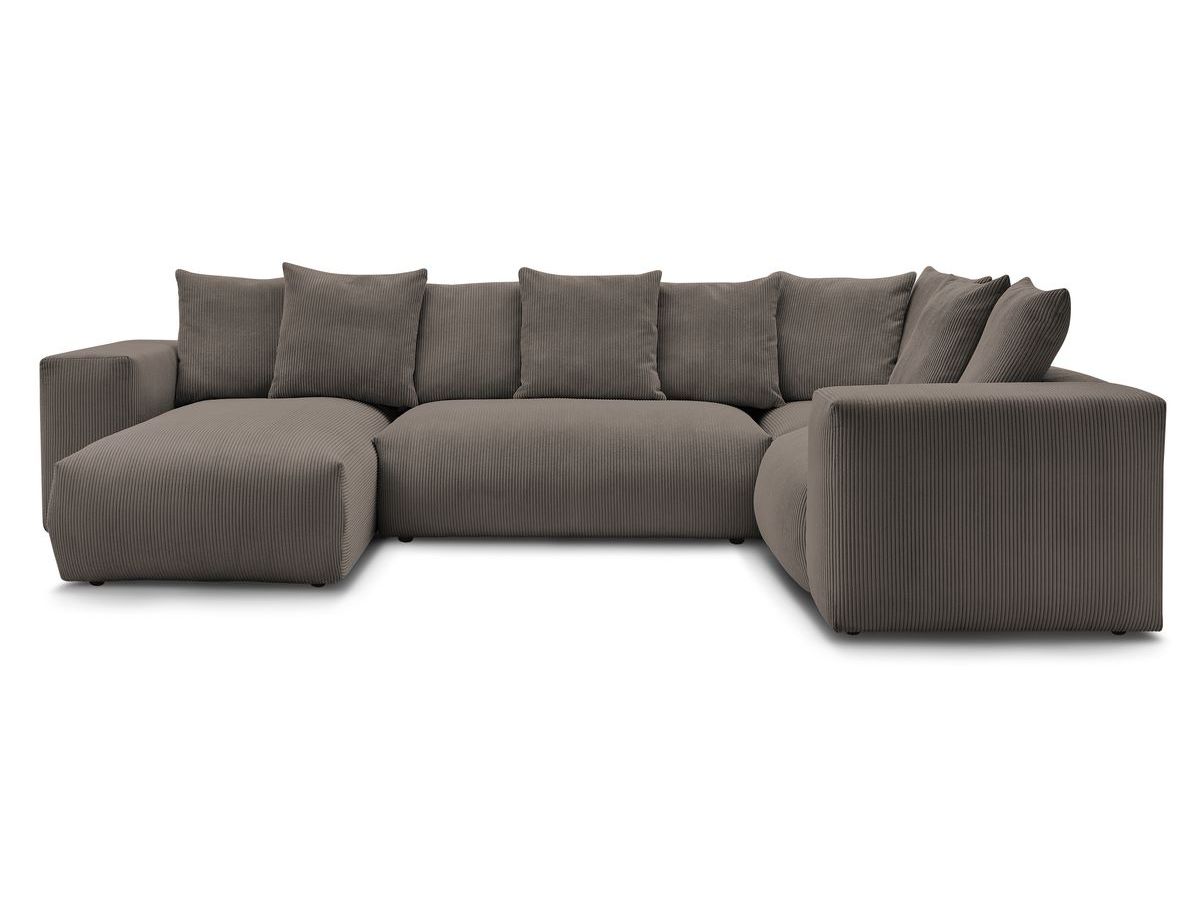 VOLTAIRE modulaire vaste panoramische bank 1 chaise longue, 1 2-zits fauteuil, 1 hoek, 1 1-zits fauteuil
