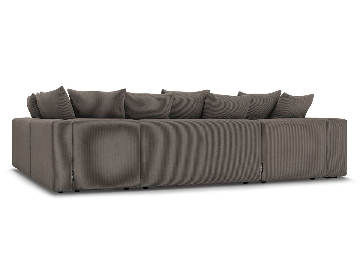 VOLTAIRE modulaire vaste panoramische bank 1 chaise longue, 1 2-zits fauteuil, 1 hoek, 1 1-zits fauteuil