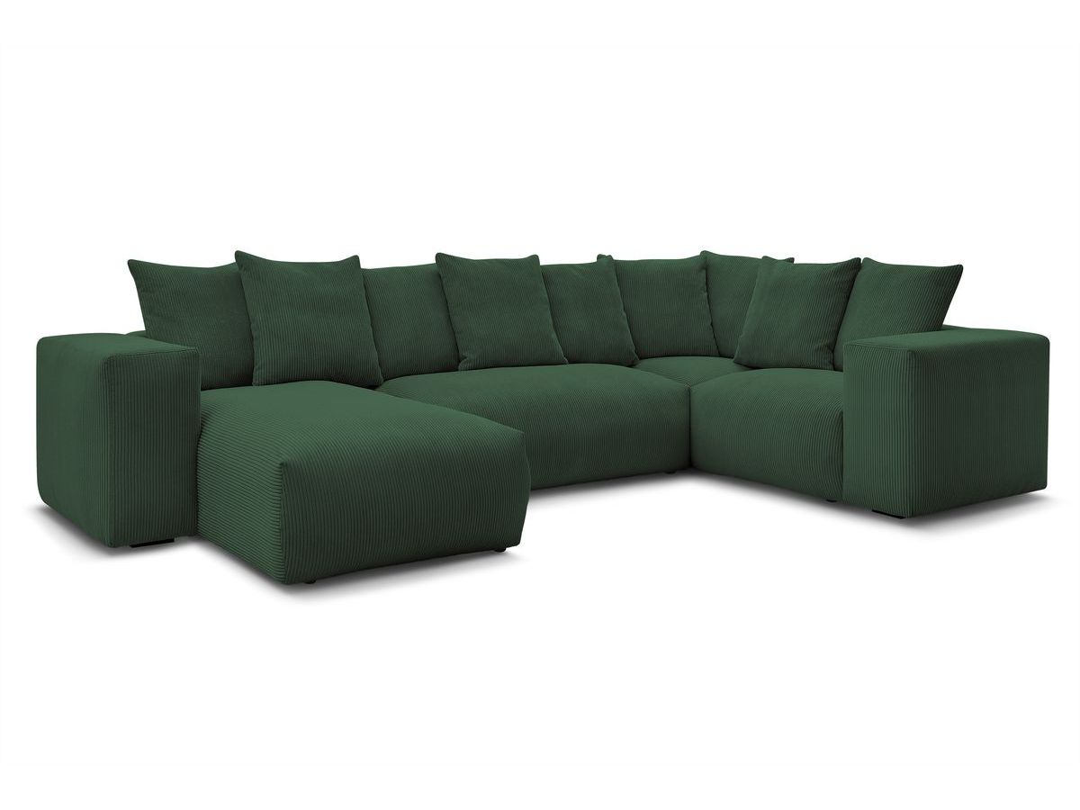 VOLTAIRE modulaire vaste panoramische bank 1 chaise longue, 1 2-zits fauteuil, 1 hoek, 1 1-zits fauteuil