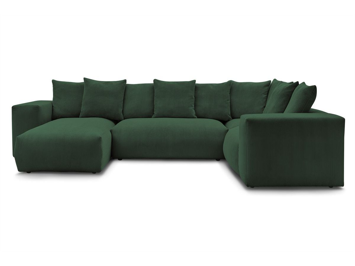VOLTAIRE modulaire vaste panoramische bank 1 chaise longue, 1 2-zits fauteuil, 1 hoek, 1 1-zits fauteuil