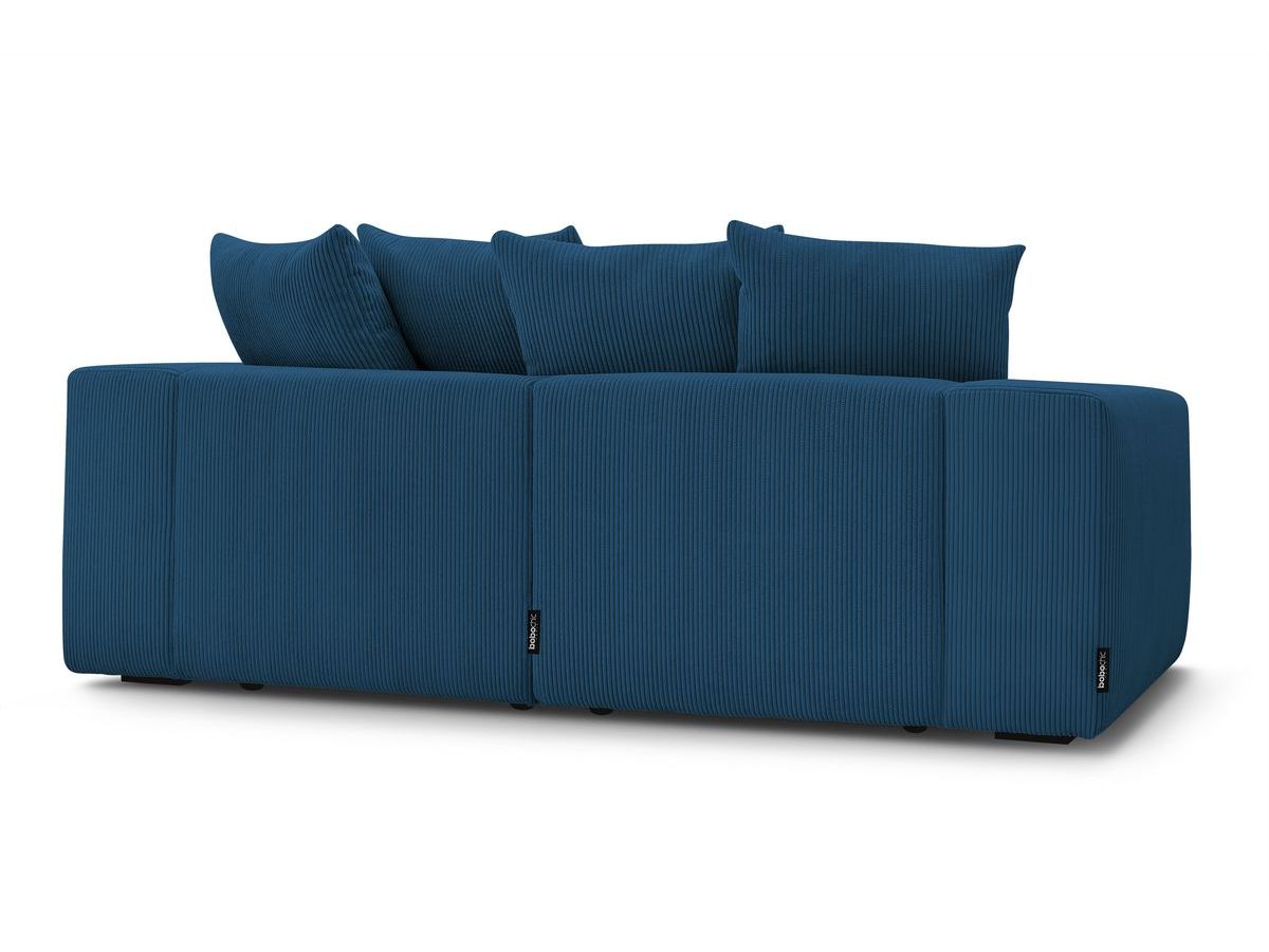 Canapé droit fixe modulable VOLTAIRE avec pouf