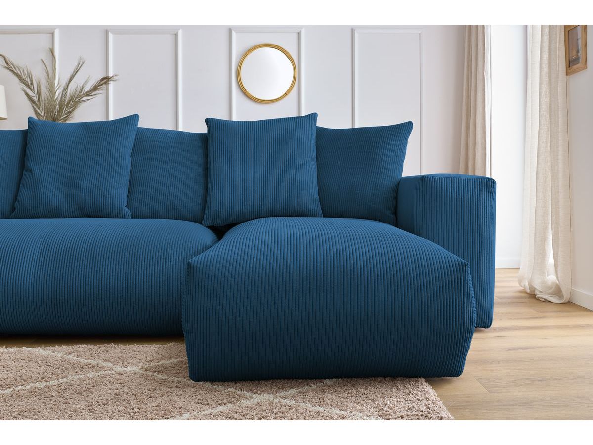 VOLTAIRE modulaire vaste panoramische bank 1 chaise longue, 1 2-zits fauteuil, 1 hoek, 1 1-zits fauteuil