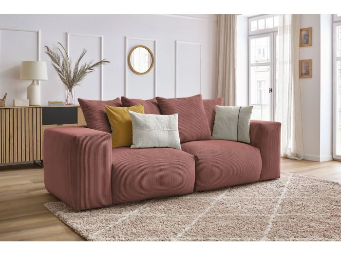 Canapé droit fixe modulable ultra moelleux VOLTAIRE