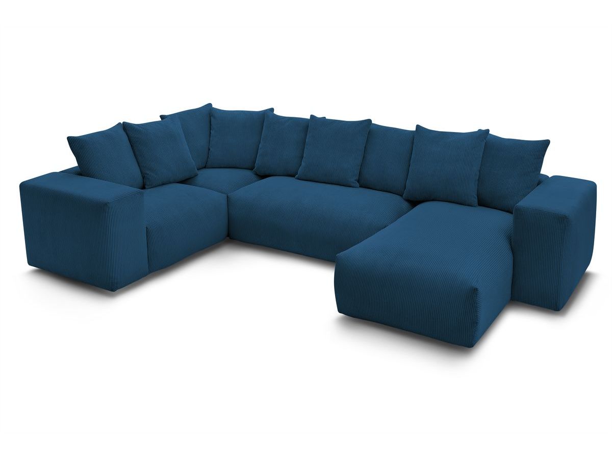 VOLTAIRE modulaire vaste panoramische bank 1 chaise longue, 1 2-zits fauteuil, 1 hoek, 1 1-zits fauteuil