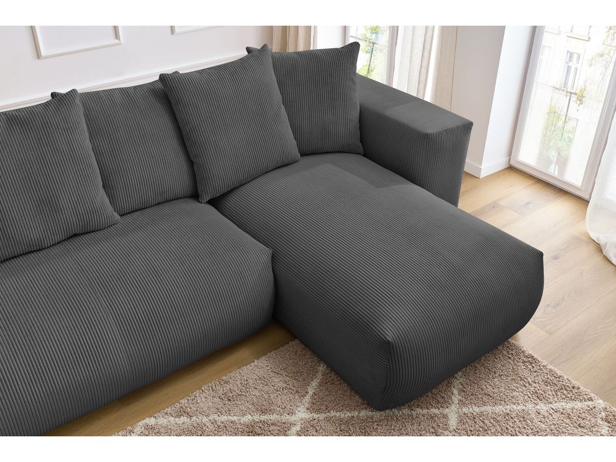 VOLTAIRE modulaire vaste panoramische bank 1 chaise longue, 1 2-zits fauteuil, 1 hoek, 1 1-zits fauteuil