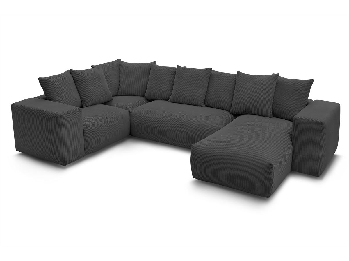 VOLTAIRE modulaire vaste panoramische bank 1 chaise longue, 1 2-zits fauteuil, 1 hoek, 1 1-zits fauteuil