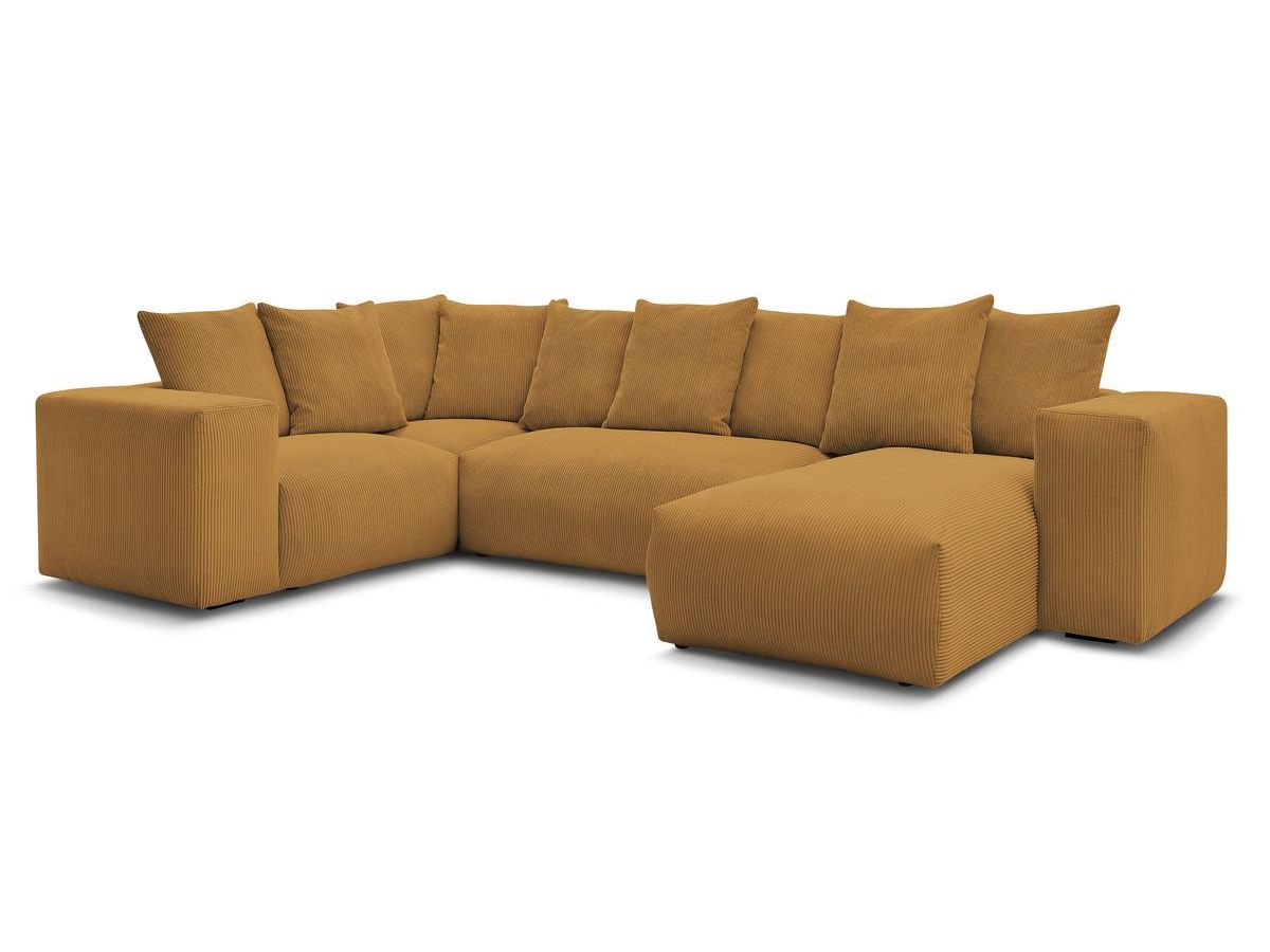 VOLTAIRE modulaire vaste panoramische bank 1 chaise longue, 1 2-zits fauteuil, 1 hoek, 1 1-zits fauteuil