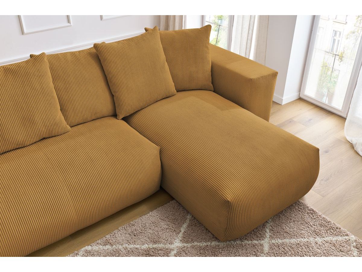 VOLTAIRE modulaire vaste panoramische bank 1 chaise longue, 1 2-zits fauteuil, 1 hoek, 1 1-zits fauteuil