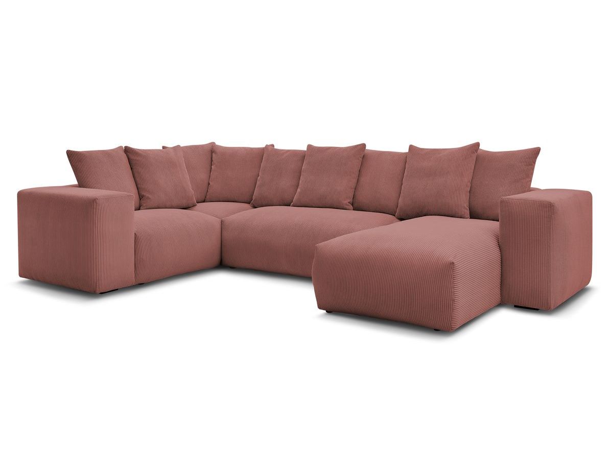 VOLTAIRE modulaire vaste panoramische bank 1 chaise longue, 1 2-zits fauteuil, 1 hoek, 1 1-zits fauteuil