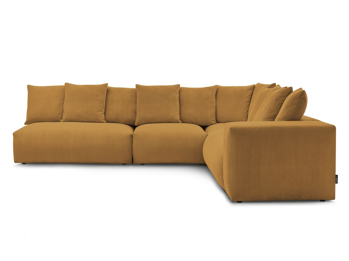 VOLTAIRE modulaire vaste hoekbank met 2 tweezitsfauteuils, 1 hoek- en 1 enkele fauteuil