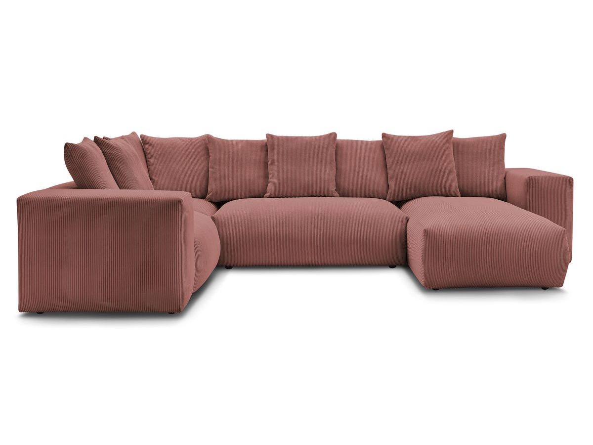 VOLTAIRE modulaire vaste panoramische bank 1 chaise longue, 1 2-zits fauteuil, 1 hoek, 1 1-zits fauteuil