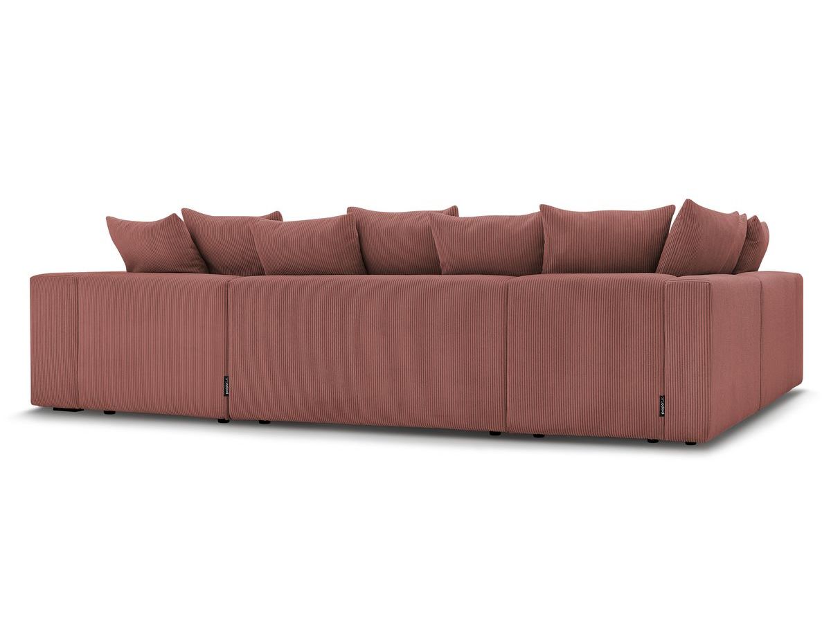 VOLTAIRE modulaire vaste panoramische bank 1 chaise longue, 1 2-zits fauteuil, 1 hoek, 1 1-zits fauteuil