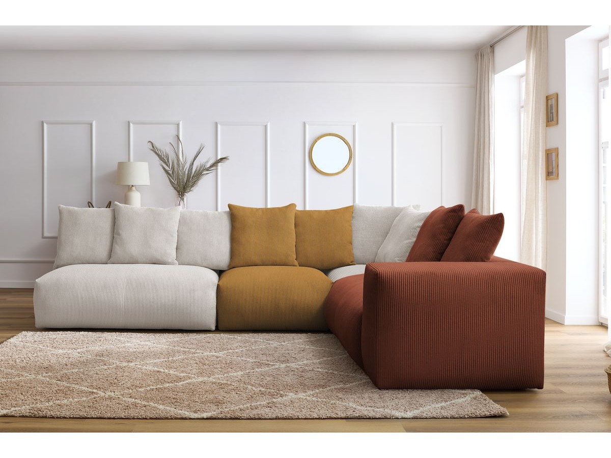 Canapé d'angle modulable VOLTAIRE multicolore — vue 5