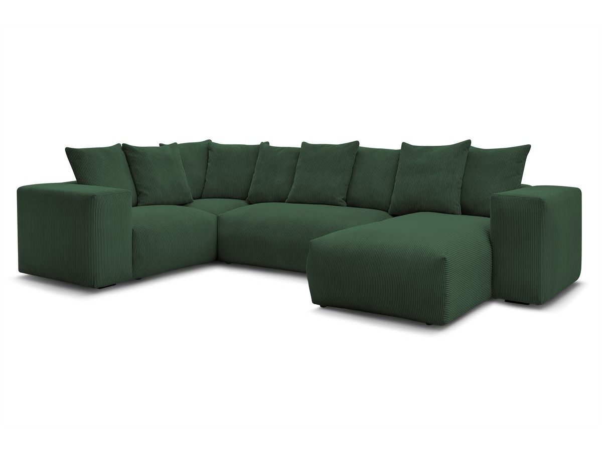 VOLTAIRE modulaire vaste panoramische bank 1 chaise longue, 1 2-zits fauteuil, 1 hoek, 1 1-zits fauteuil