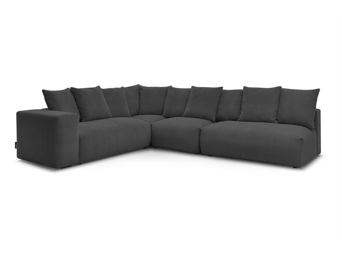 Canapé d'angle fixe modulable VOLTAIRE avec 2 chauffeuses 2 places, 1 angle et 1 chauffeuse 1 place