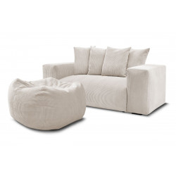 Droit fixe + pouf
