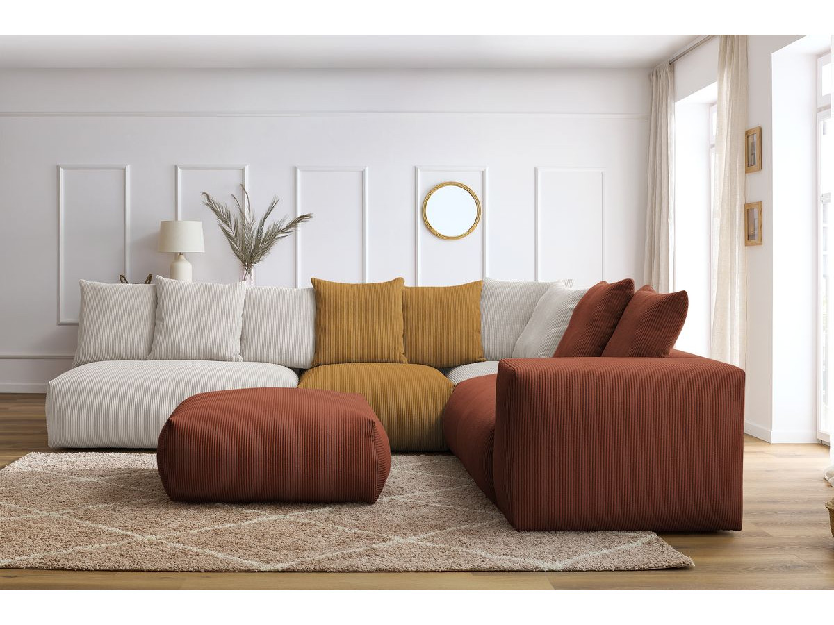 Canapé d'angle modulable VOLTAIRE multicolore — vue 5