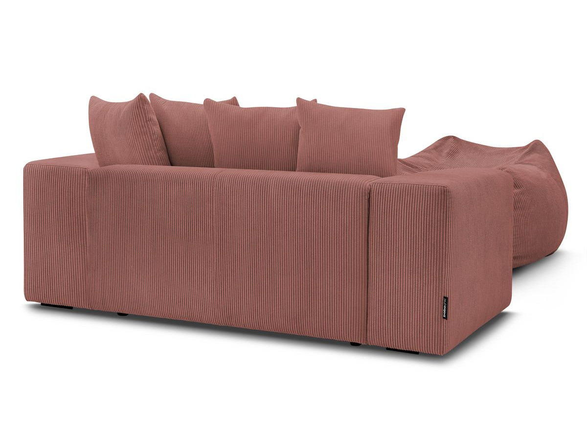 Canapé droit fixe 2 places VOLTAIRE avec pouf