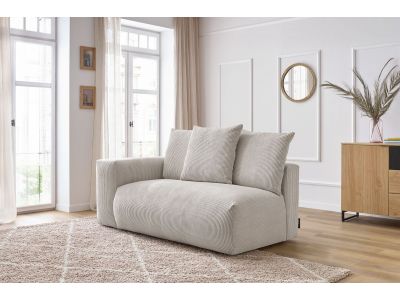Chauffeuse 2 places avec accoudoir pour canapé modulable VOLTAIRE