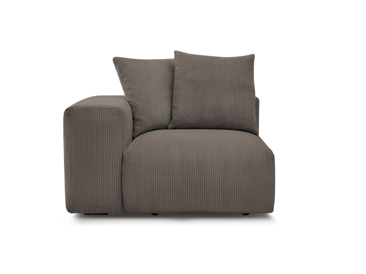 Chauffeuse 1 place avec accoudoir pour canapé modulable VOLTAIRE