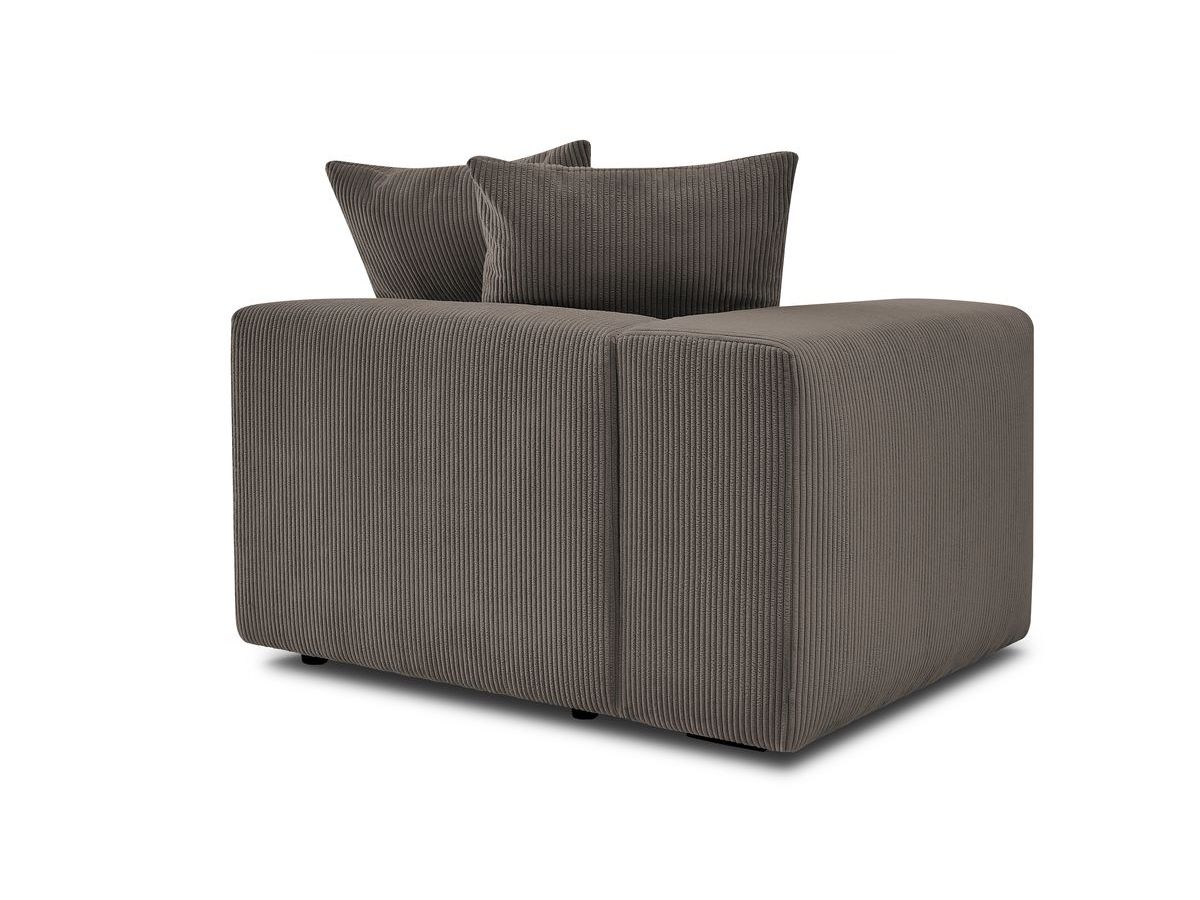 Chauffeuse 1 place avec accoudoir pour canapé modulable VOLTAIRE
