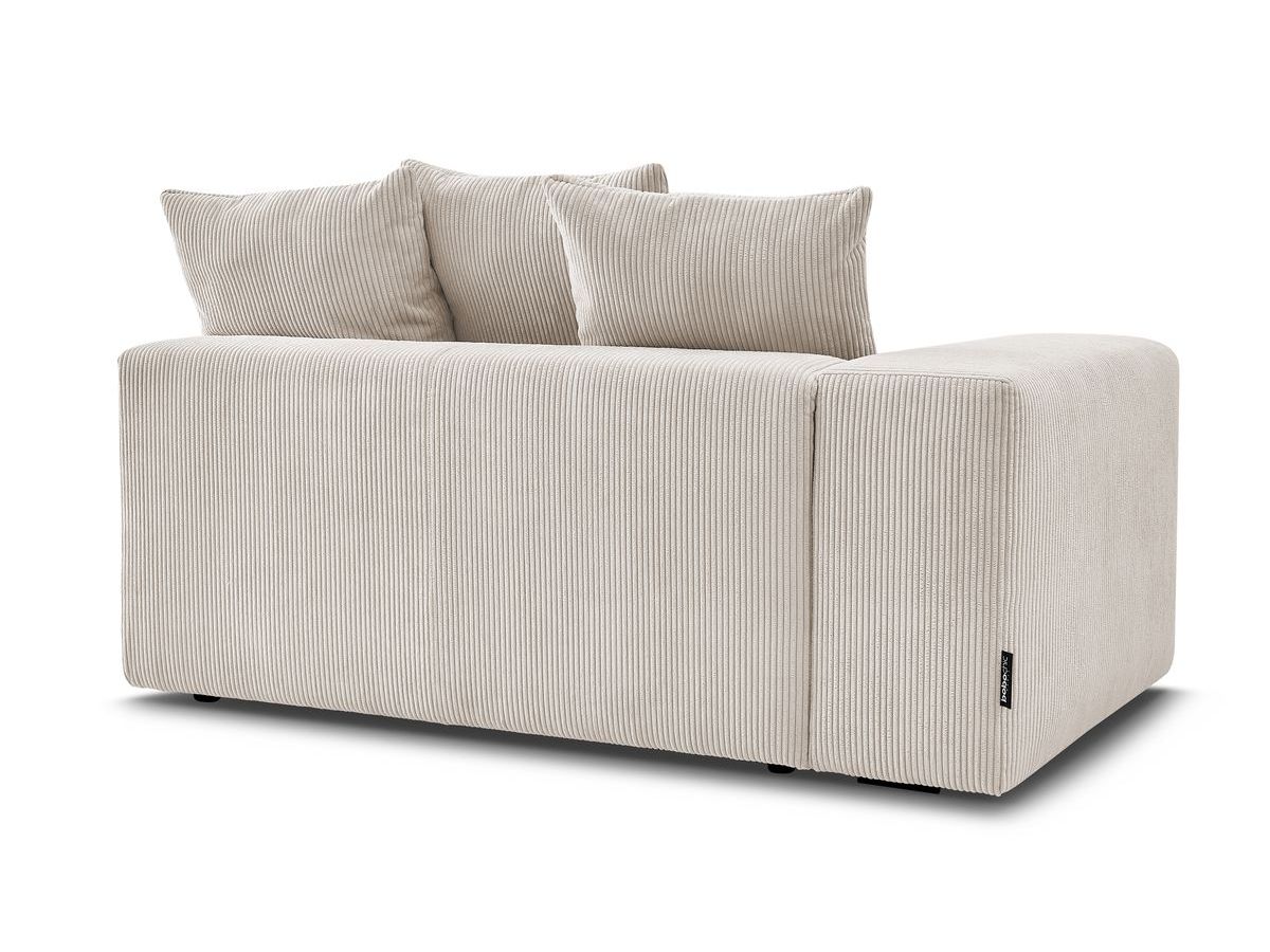 Chauffeuse 2 places avec accoudoir pour canapé modulable VOLTAIRE