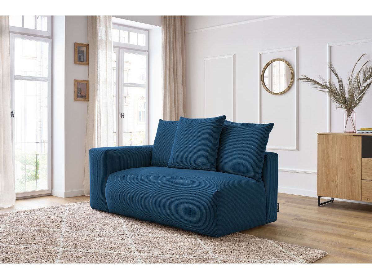 Chauffeuse 2 places avec accoudoir pour canapé modulable VOLTAIRE