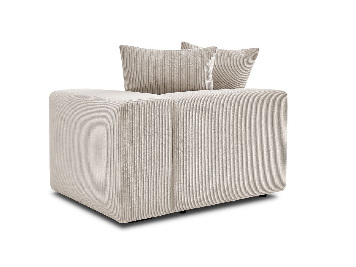 Chauffeuse 1 place avec accoudoir pour canapé modulable VOLTAIRE