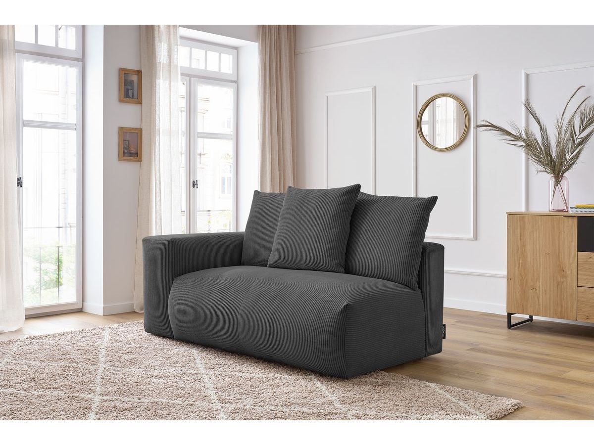 Chauffeuse 2 places avec accoudoir pour canapé modulable VOLTAIRE