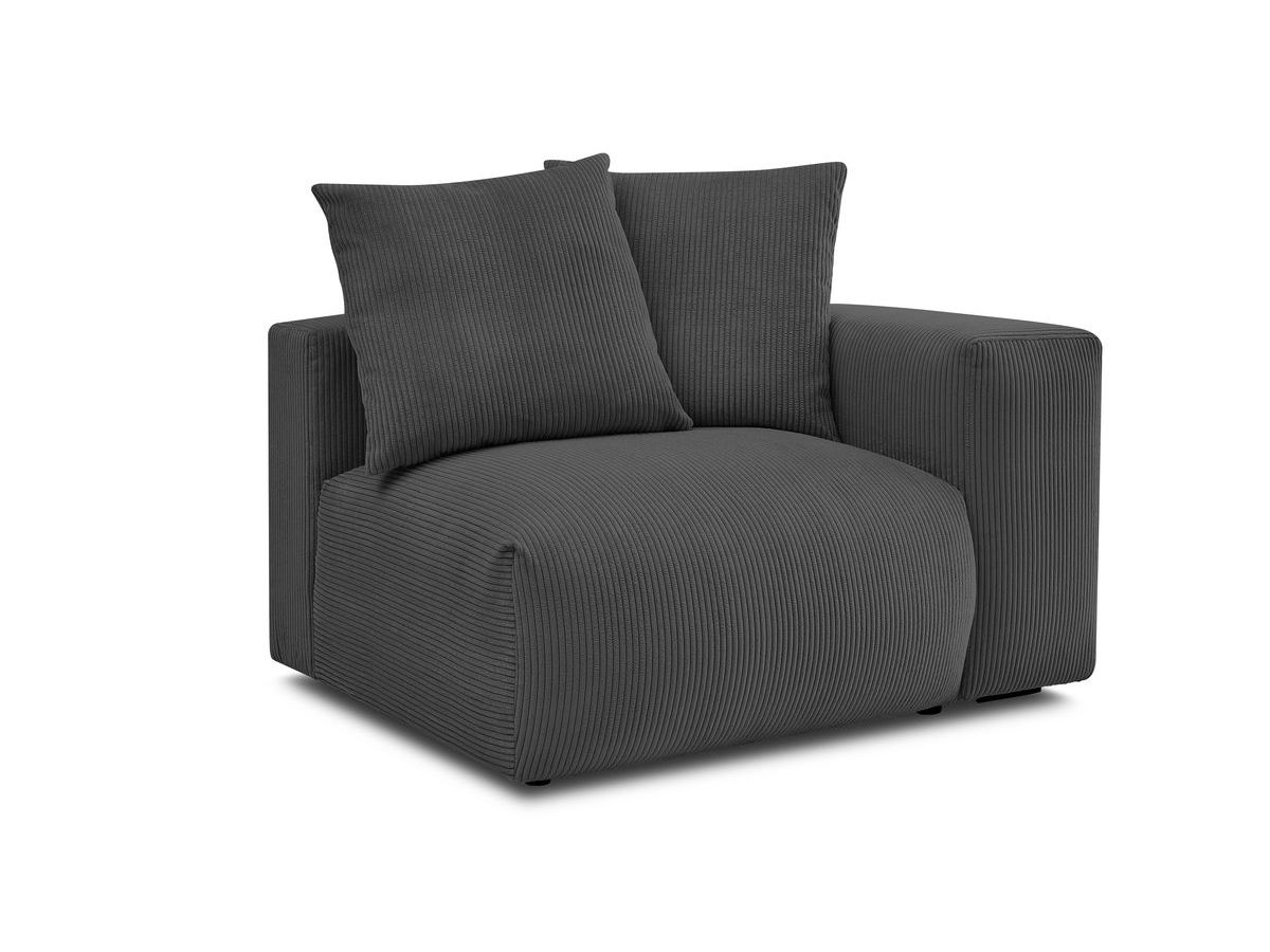 Chauffeuse 1 place avec accoudoir pour canapé modulable VOLTAIRE