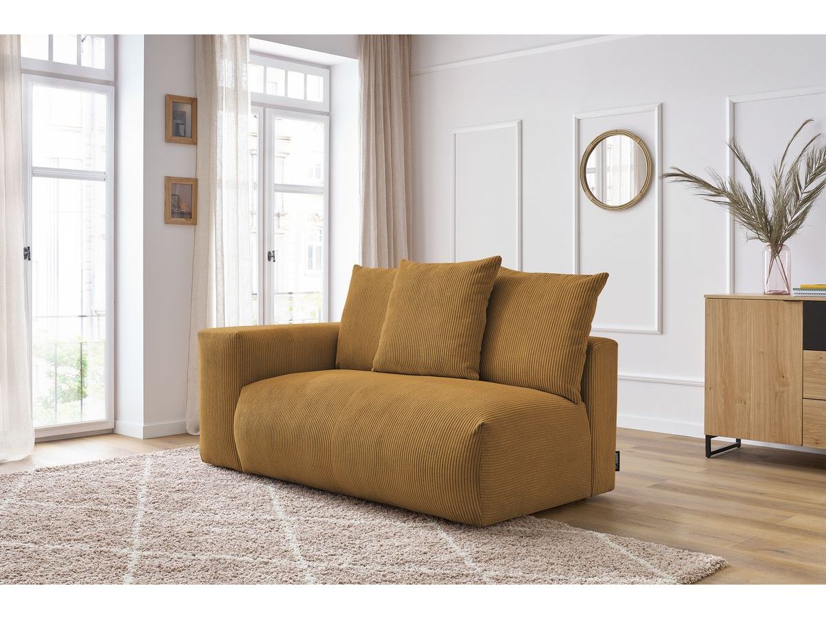 Chauffeuse 2 places avec accoudoir pour canapé modulable VOLTAIRE