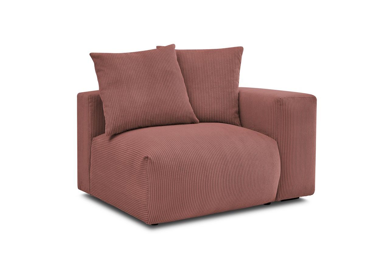 Chauffeuse 1 place avec accoudoir pour canapé modulable VOLTAIRE