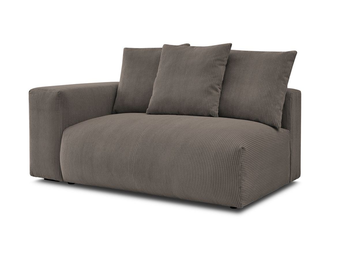 Chauffeuse 2 places avec accoudoir pour canapé modulable VOLTAIRE