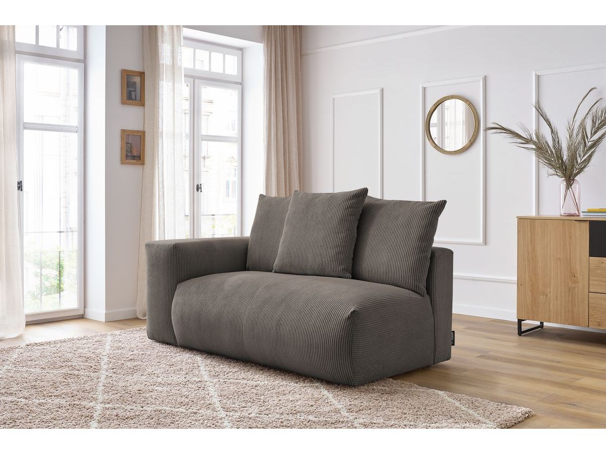 Chauffeuse 2 places avec accoudoir pour canapé modulable VOLTAIRE