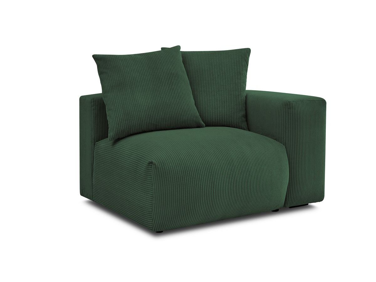 Chauffeuse 1 place avec accoudoir pour canapé modulable VOLTAIRE
