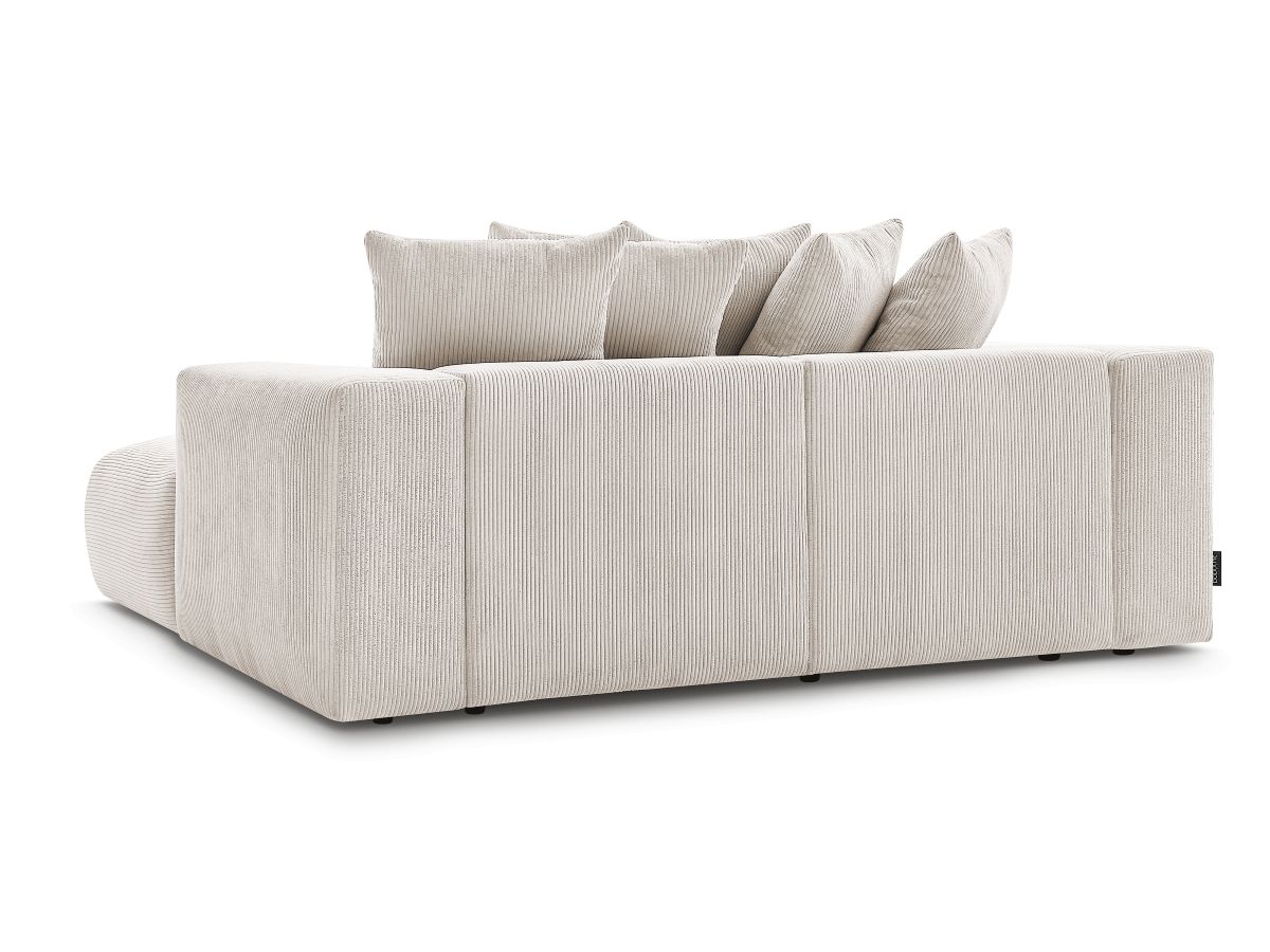 Canapé droit fixe 4 places VOLTAIRE assise profonde