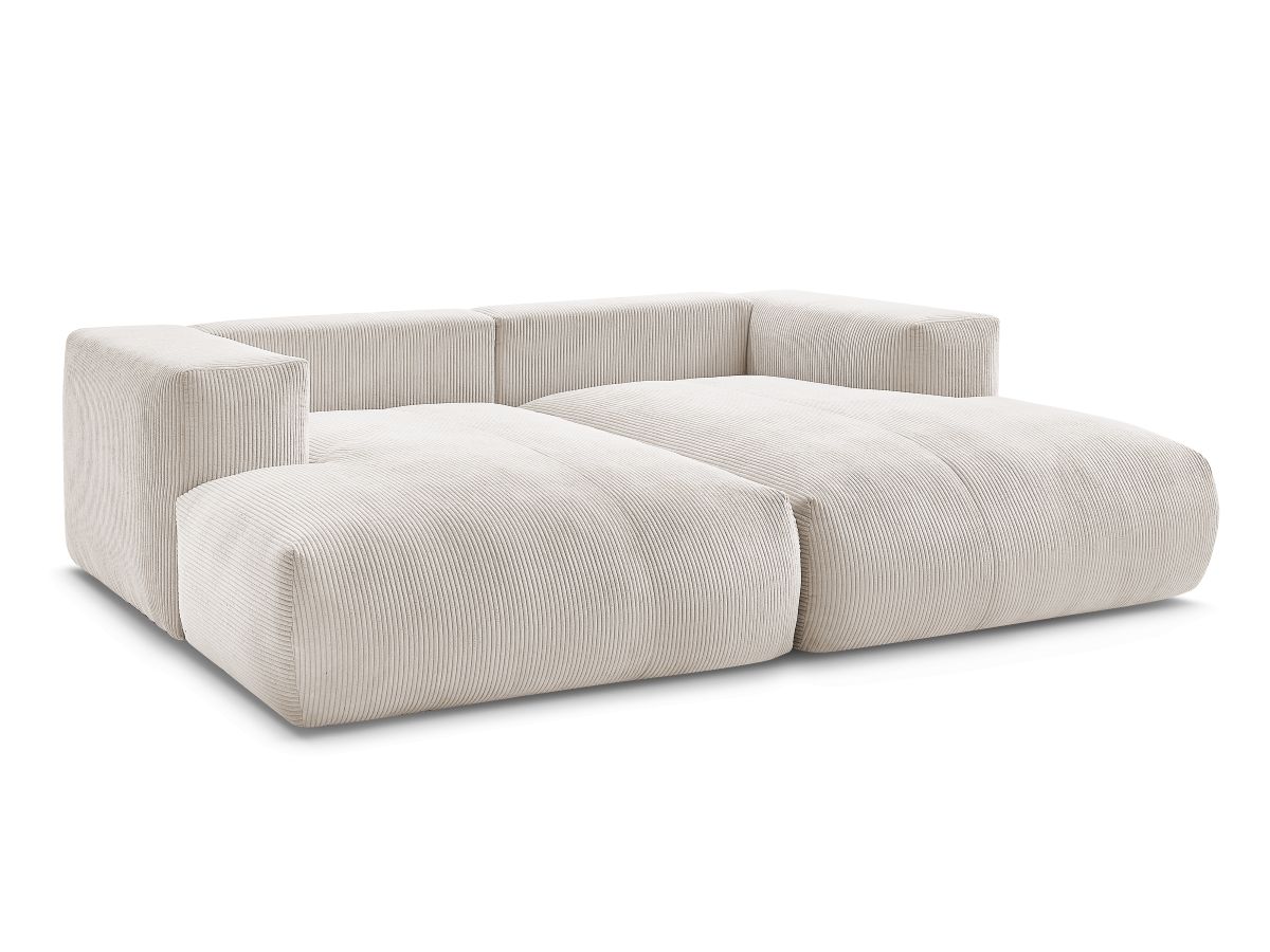 Canapé droit fixe 4 places VOLTAIRE assise profonde