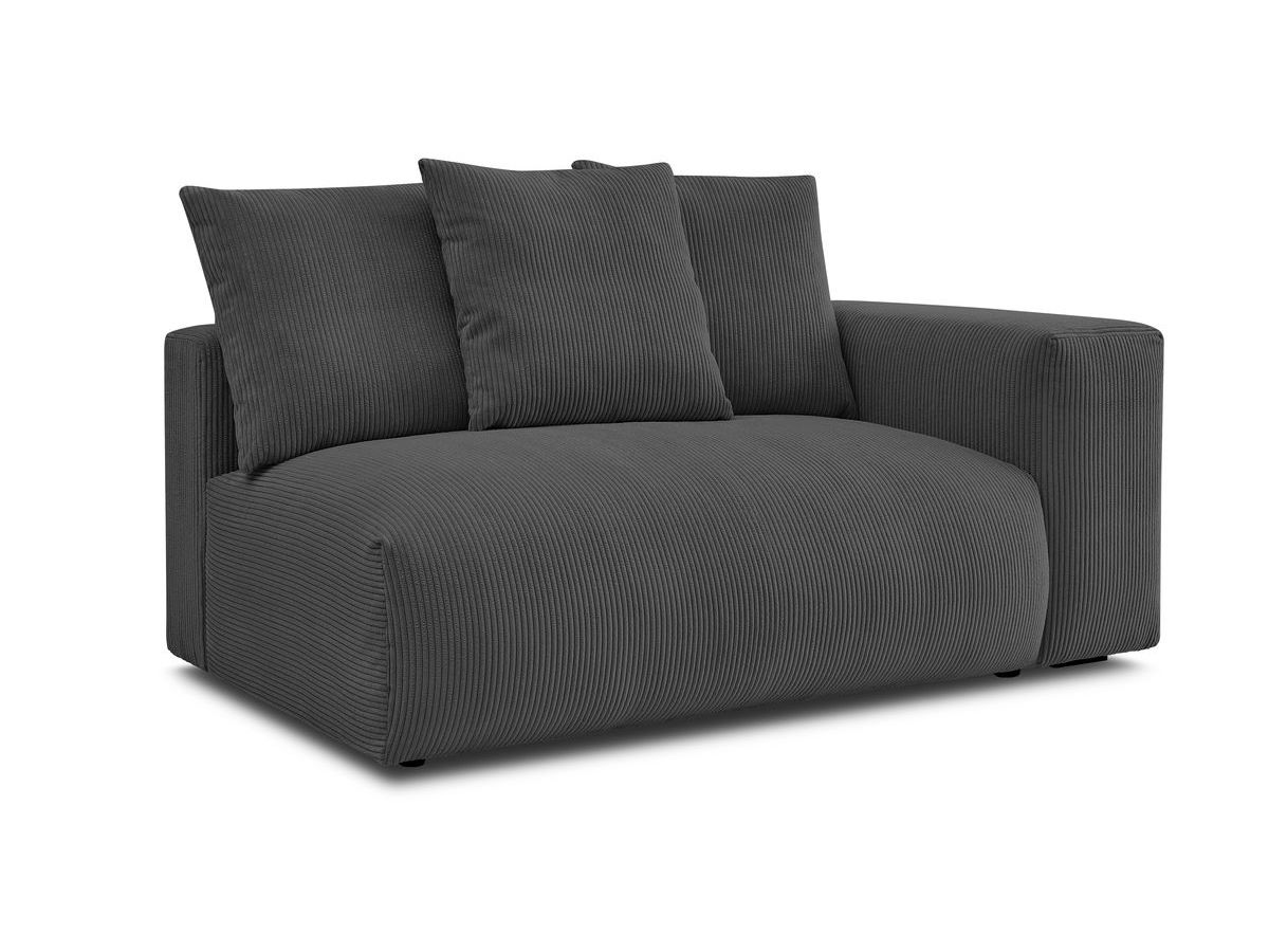 Chauffeuse 2 places avec accoudoir pour canapé modulable VOLTAIRE