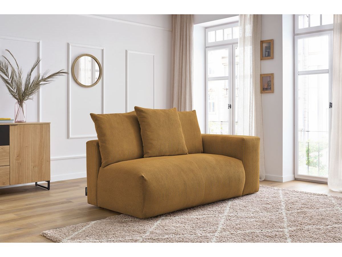 Chauffeuse 2 places avec accoudoir pour canapé modulable VOLTAIRE