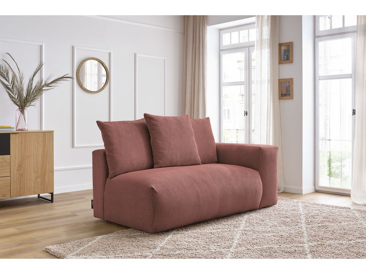 Chauffeuse 2 places avec accoudoir pour canapé modulable VOLTAIRE
