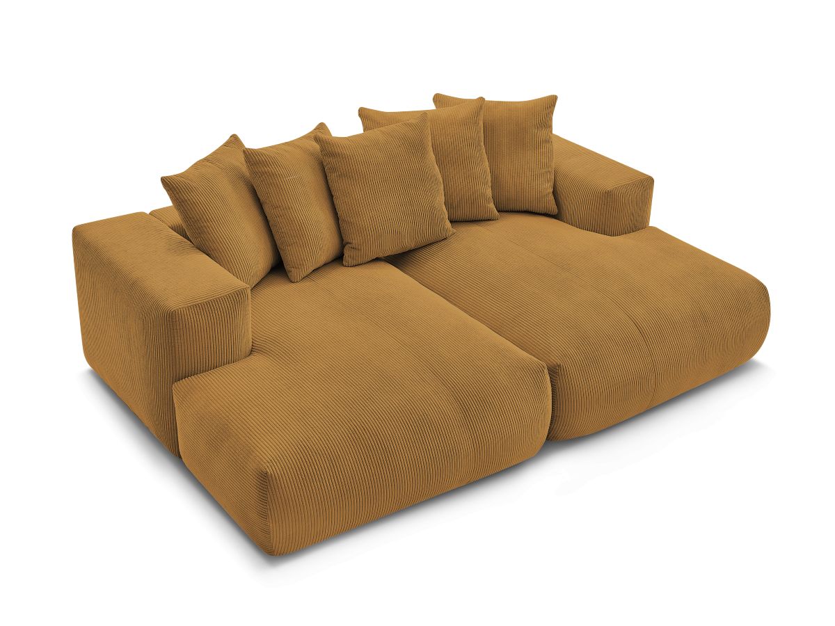 Canapé droit fixe 4 places VOLTAIRE assise profonde