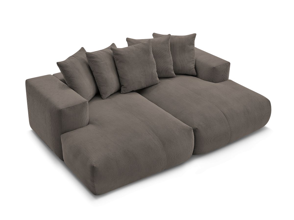 Canapé droit fixe 4 places VOLTAIRE assise profonde