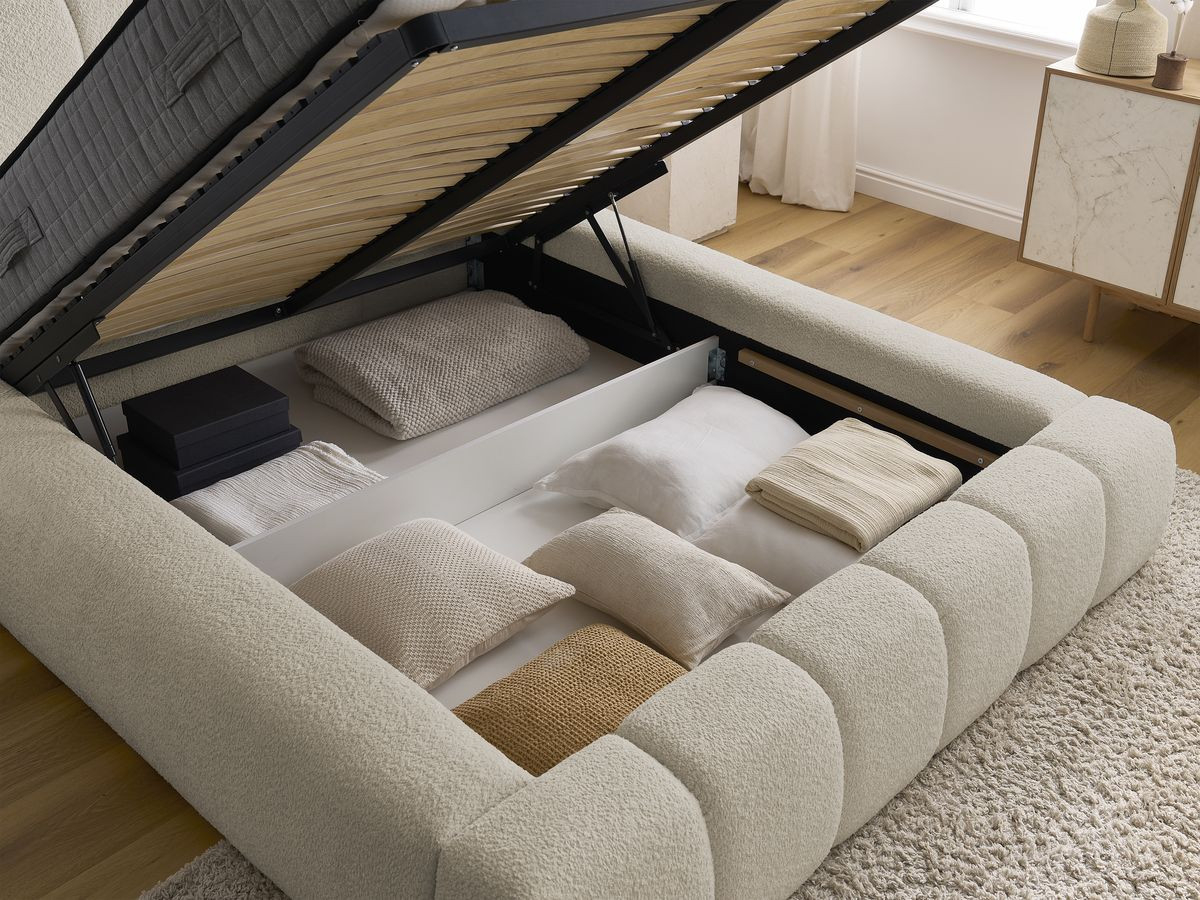 DENALI opbergbed in badstof