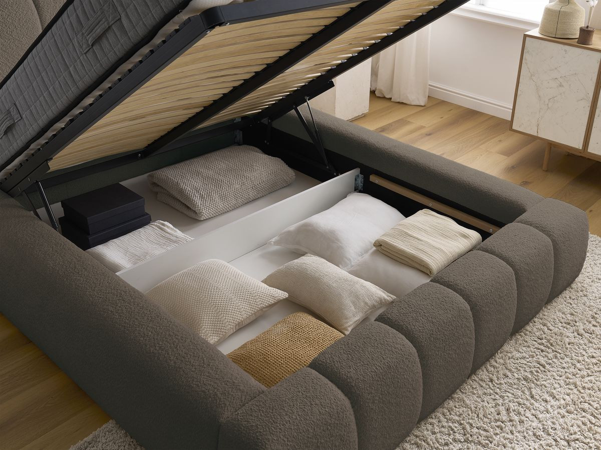 DENALI opbergbed in badstof