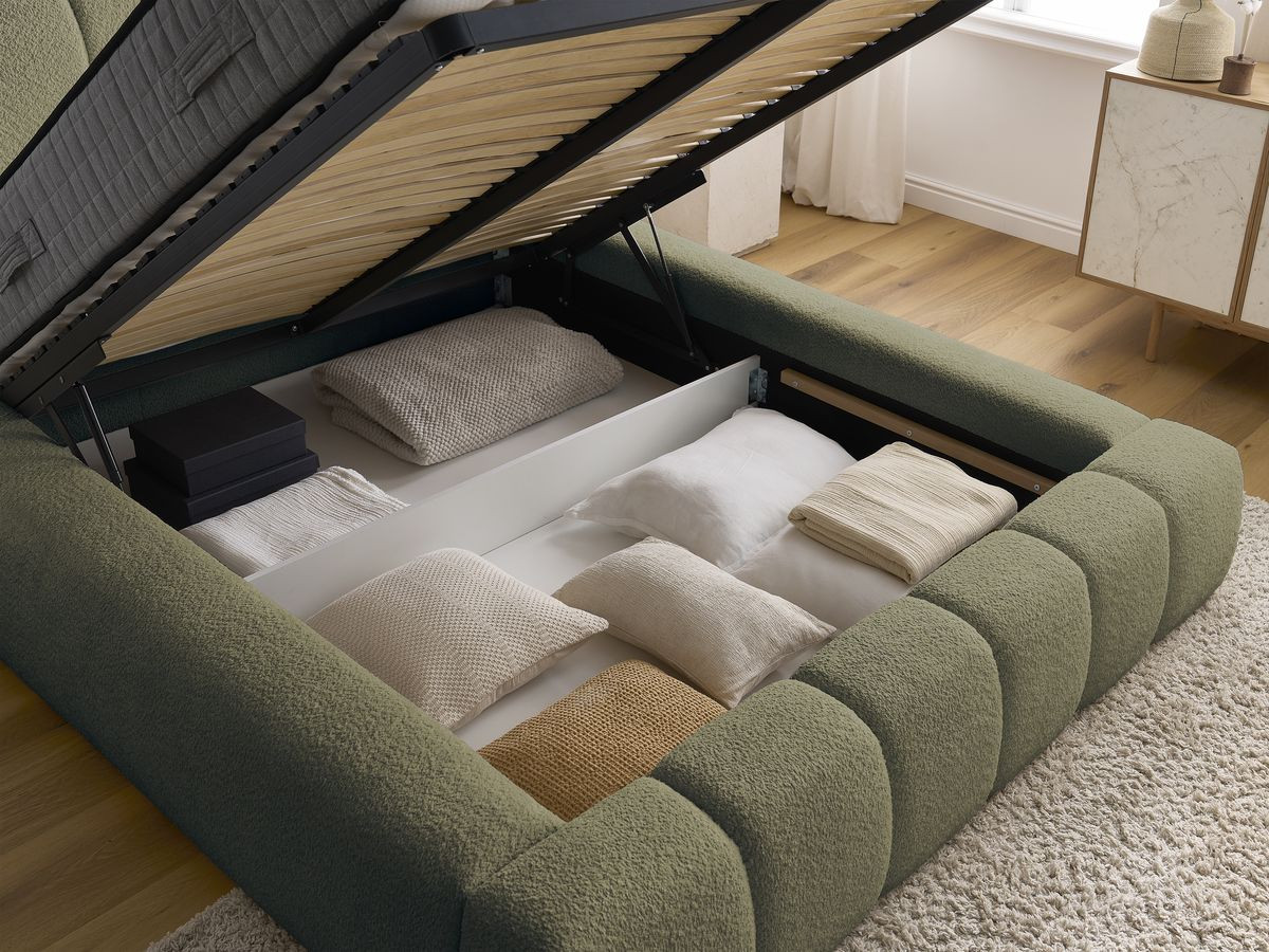 DENALI opbergbed in badstof